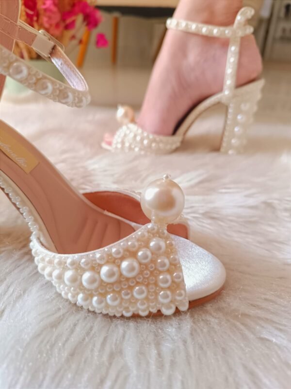 Sandália Vintage Pérolas